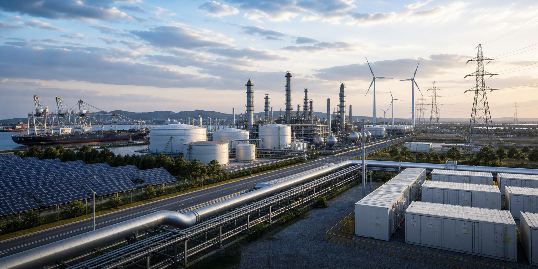 Integrated traditional and new energy infrastructure